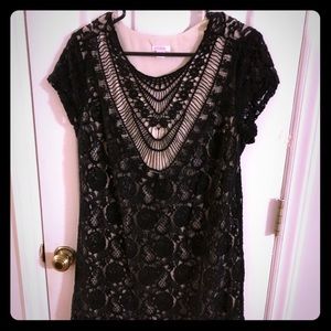 Lace Little Black Dress. Size XL